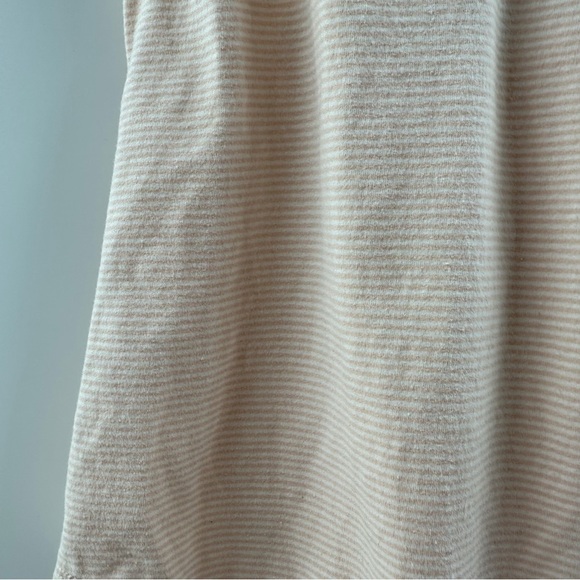 Forever 21 Light Pink & White Striped Bodysuit – Crisscross Back, Size Medium - Picture 2 of 7